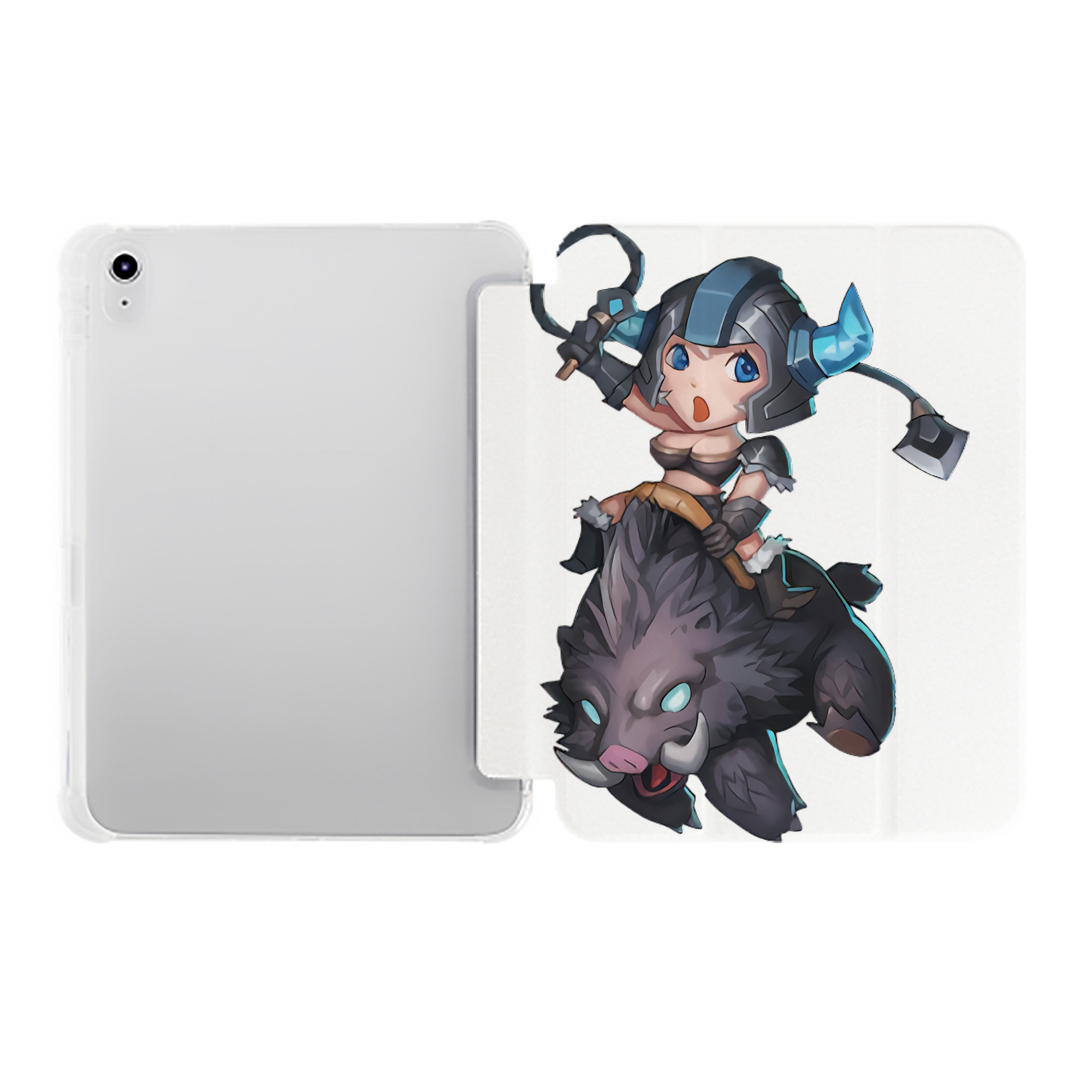 （画像用） リーグ・オブ・レジェンド League of Legends LOL IPad ケース ペン収納付き 三つ折りスタンド PUレザー×シリコン 対応機種9.5/10.5/10.9インチ